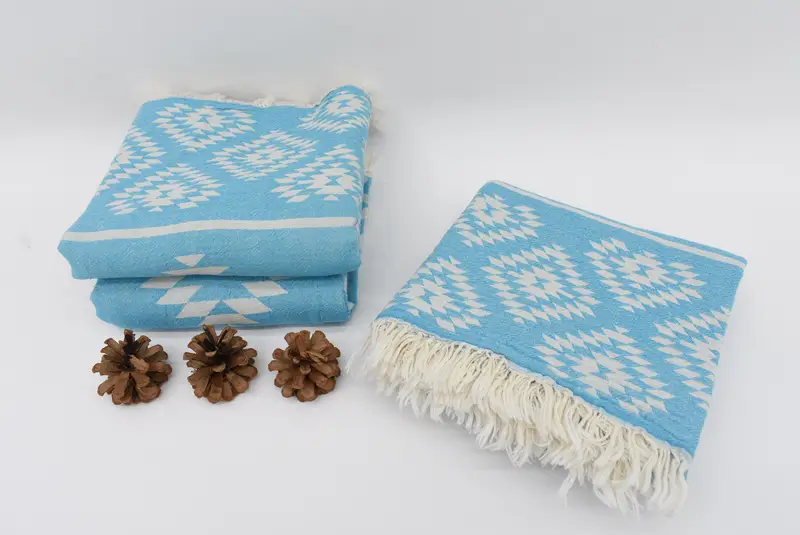 Toalla de fouta, toalla de viaje, toalla de kilim de algodón 70x36, regalos de soltero, toalla de playa personalizada, toalla de playa turca, regalo personalizado para ella - 4