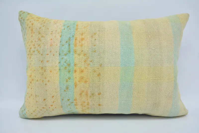Southwestern Pillow Cover, Home Decor Pillow, Pillow for Couch, Luxury Cushion Case, 16x24 Yellow Cushion, Boho Pillow, Bed Pillow Cover, Pillow - 1