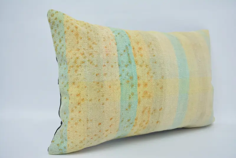 Southwestern Pillow Cover, Home Decor Pillow, Pillow for Couch, Luxury Cushion Case, 16x24 Yellow Cushion, Boho Pillow, Bed Pillow Cover, Pillow - 3