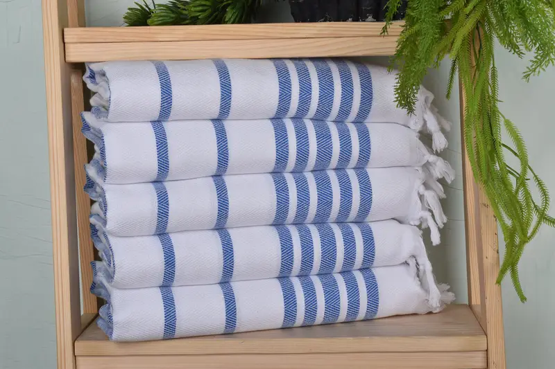 Turkish Tea Towel, 36x24 Cotton Herringbone Towel, Summer Gift, Handmade Gift, Monogram Towels, Bridesmaid Gifts, Kitchen Towel, Gifts For Him - 1