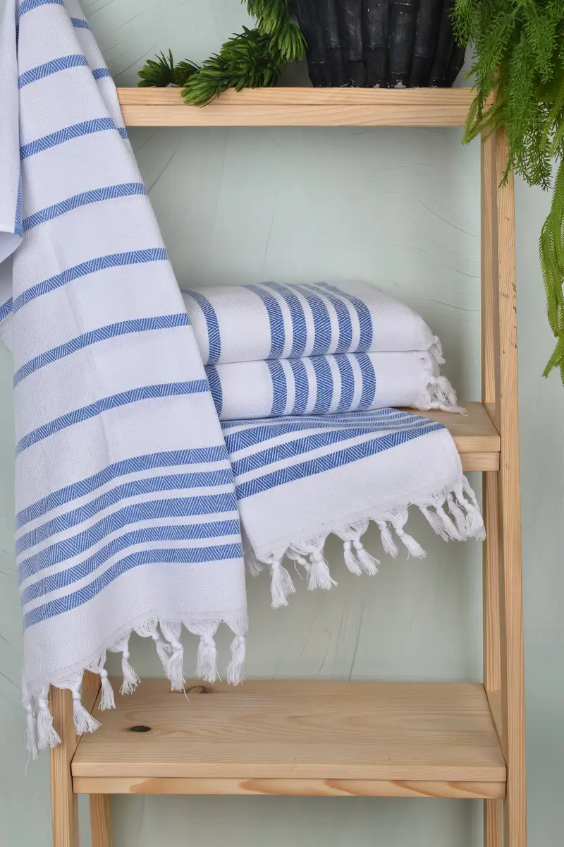 Turkish Tea Towel, 36x24 Cotton Herringbone Towel, Summer Gift, Handmade Gift, Monogram Towels, Bridesmaid Gifts, Kitchen Towel, Gifts For Him - 6