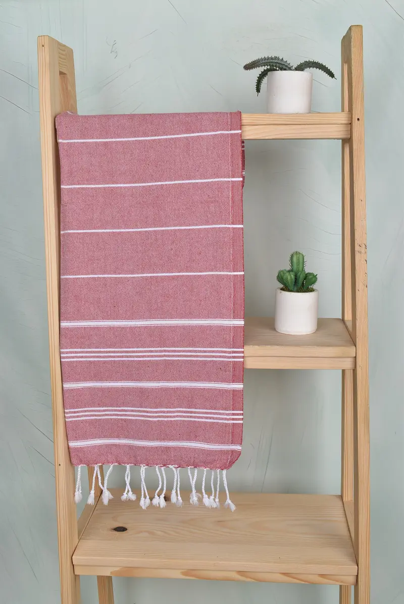 Personalized Dish Towel, Personalized Gifts, 40x24 Cotton Striped Towel, Wedding Gift Kitchen Towel, Bachelorette Favor, Monogram Hand Towel - 8