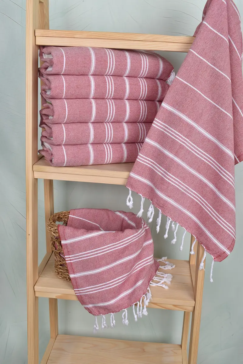 Personalized Dish Towel, Personalized Gifts, 40x24 Cotton Striped Towel, Wedding Gift Kitchen Towel, Bachelorette Favor, Monogram Hand Towel - 3