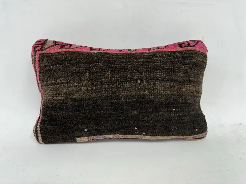 Handmade Southwestern Embroidered Pillow, 12x20 Inches Decorative Pillow - 1