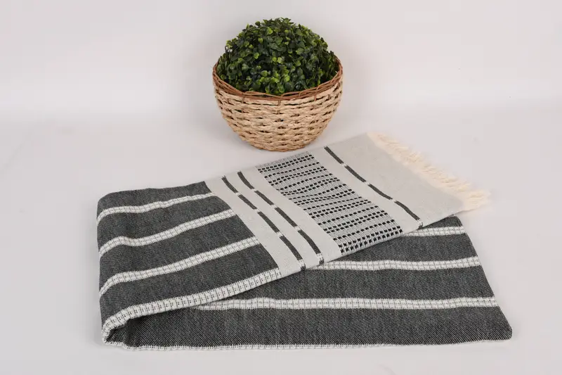 68x36 Cotton Striped Towel, Organic Towel, Housewarming Gift, Personalized Turkish Towel, Cotton towel, Bulk Order Towel, Customized Towels - 5