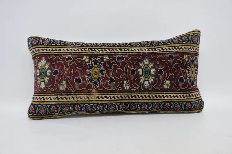 12x24 Purple Pillow Cover, Pillow Case, Vintage Kilim Throw Pillow, Vintage Pillow, Bolster Throw Pillow Cover, Kilim Pillow Cover - 1