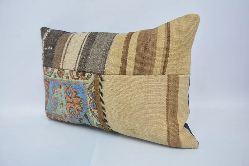 Pillow for Couch, 16x24 Beige Pillow Case, Throw Kilim Pillow, Gift Pillow, Ethnic Pillow Cover Cushion Cover, Christmas Pillow, Pillow Cover - 4