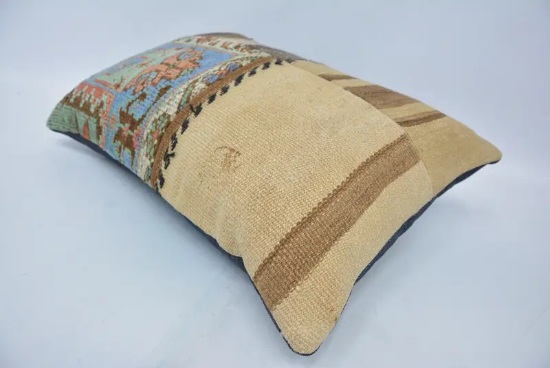Pillow for Couch, 16x24 Beige Pillow Case, Throw Kilim Pillow, Gift Pillow, Ethnic Pillow Cover Cushion Cover, Christmas Pillow, Pillow Cover - 6