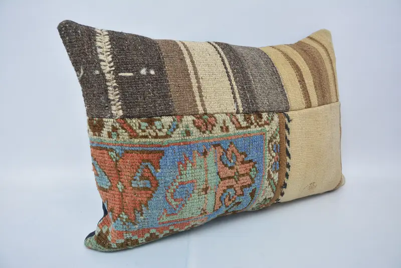 Pillow for Couch, 16x24 Beige Pillow Case, Throw Kilim Pillow, Gift Pillow, Ethnic Pillow Cover Cushion Cover, Christmas Pillow, Pillow Cover - 3