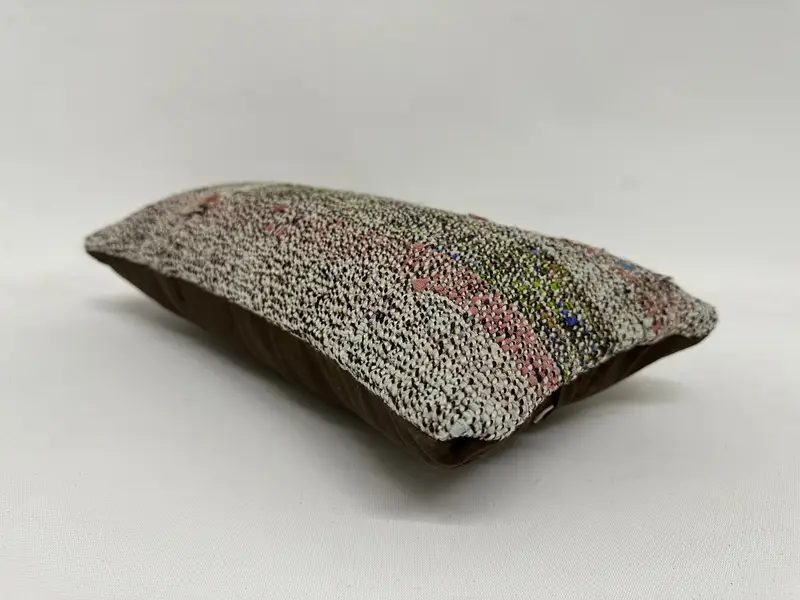 Pillow for Sofa, 8x16 White Pillow Cover, Kilim Rug Cushion, Pillow Case, Gift Pillow, Bed Pillow Case, Ethnical Kilim Rug Pillow - 6