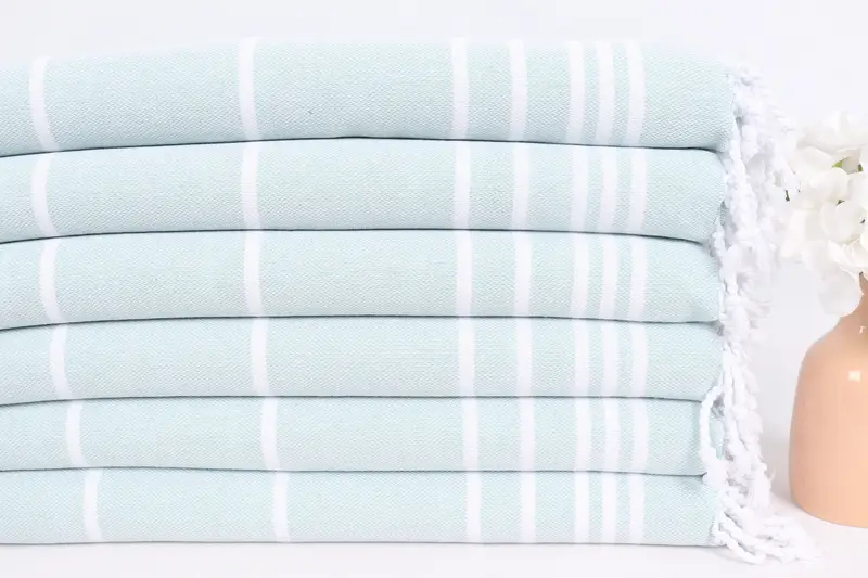 Personalized Hand Towel, 38x18 Cotton Striped Towel, Personalized Kitchen Towel, Wedding Gifts Towel, Gift For Her, Turkish Towel Hand Towel - 3