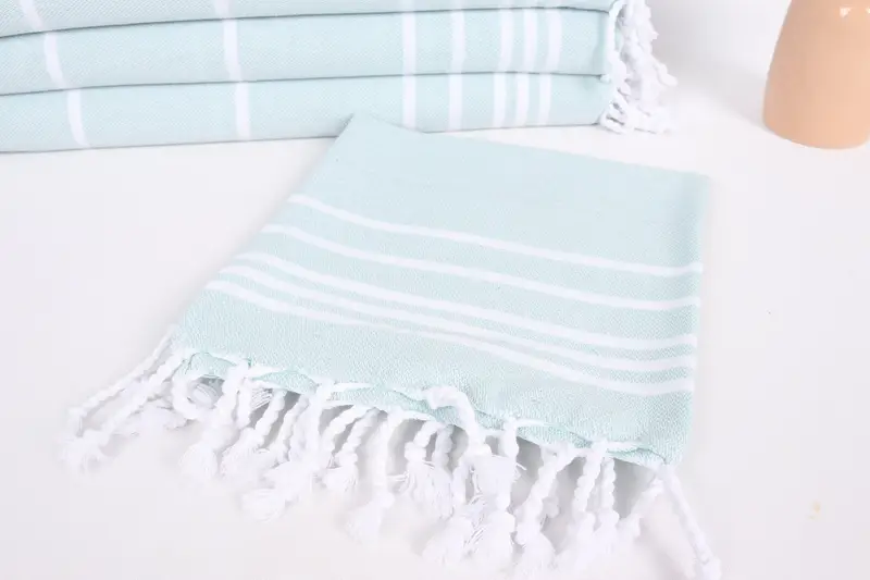 Personalized Hand Towel, 38x18 Cotton Striped Towel, Personalized Kitchen Towel, Wedding Gifts Towel, Gift For Her, Turkish Towel Hand Towel - 5