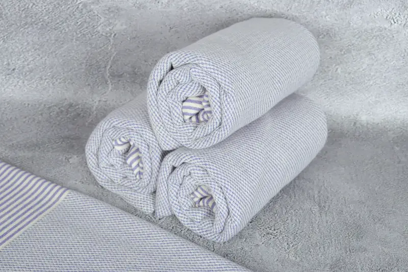 Organic Cotton Towel, Maid Of Honor Gift, Best Friend Gift, 70x36 Cotton Striped Towel, Luxury towel, Absorbent Turkish towel, Custom Wedding Towel - 8