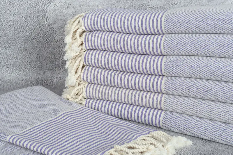 Organic Cotton Towel, Maid Of Honor Gift, Best Friend Gift, 70x36 Cotton Striped Towel, Luxury towel, Absorbent Turkish towel, Custom Wedding Towel - 2