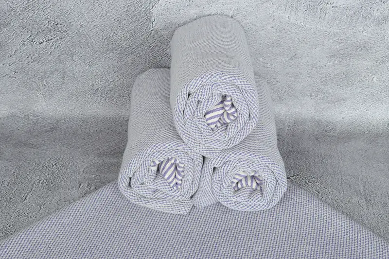 Organic Cotton Towel, Maid Of Honor Gift, Best Friend Gift, 70x36 Cotton Striped Towel, Luxury towel, Absorbent Turkish towel, Custom Wedding Towel - 7
