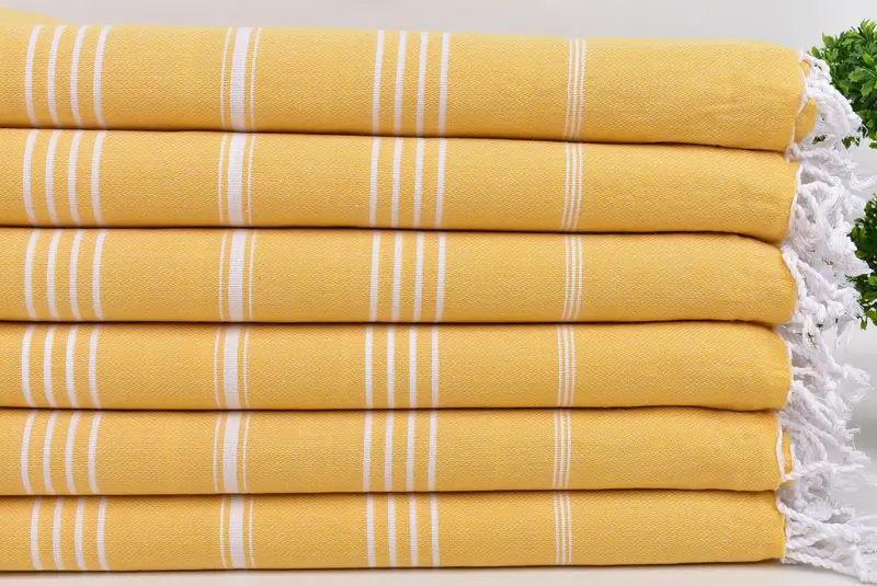 70x40 Cotton Striped Towel, Personalized Gift, Custom Wedding Gift, Guest Towel, Best Friend Gift, Gym Towel, Embroidered Turkish Towel, Home Gift - 3