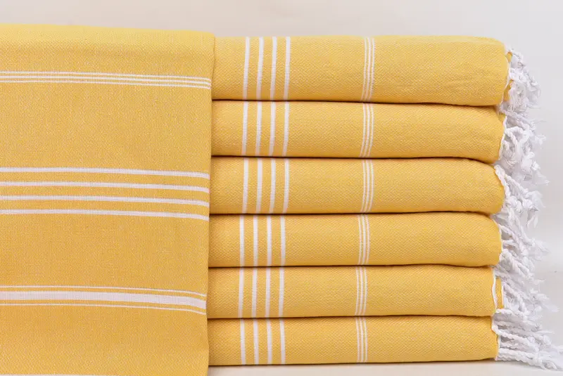 70x40 Cotton Striped Towel, Personalized Gift, Custom Wedding Gift, Guest Towel, Best Friend Gift, Gym Towel, Embroidered Turkish Towel, Home Gift - 1