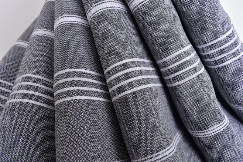 Pool Towels, Thin towel, Housewarming Gift, Personalized Turkish Towel, 70x40 Cotton Striped Towel, Wedding Shower Gift, Custom Wedding Towel - 5