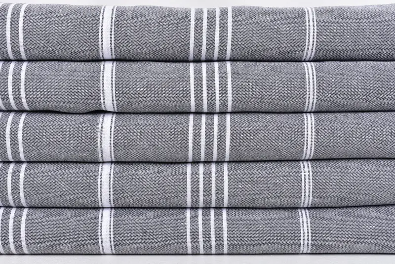 Pool Towels, Thin towel, Housewarming Gift, Personalized Turkish Towel, 70x40 Cotton Striped Towel, Wedding Shower Gift, Custom Wedding Towel - 2