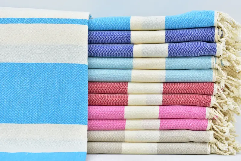 Personalized Bridesmaid Gift, Towel With Name, 70x40 Cotton Striped Towel, Home Decor Towel, Beach towel, Turkish Towel Monogram, Bridal Shower Gift - 2