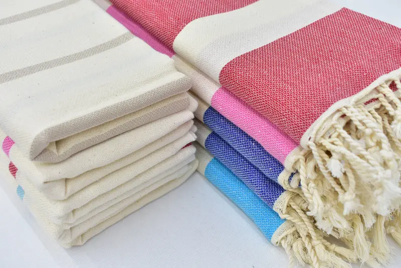 Personalized Bridesmaid Gift, Towel With Name, 70x40 Cotton Striped Towel, Home Decor Towel, Beach towel, Turkish Towel Monogram, Bridal Shower Gift - 3