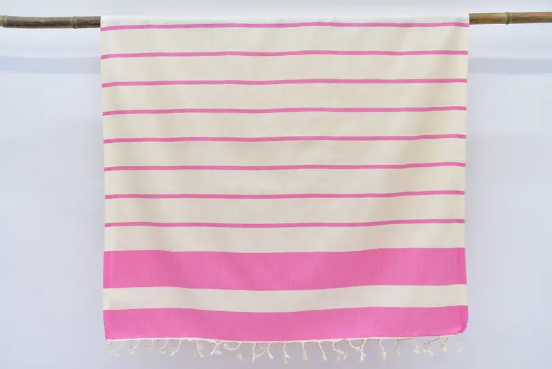Personalized Bridesmaid Gift, Towel With Name, 70x40 Cotton Striped Towel, Home Decor Towel, Beach towel, Turkish Towel Monogram, Bridal Shower Gift - 6