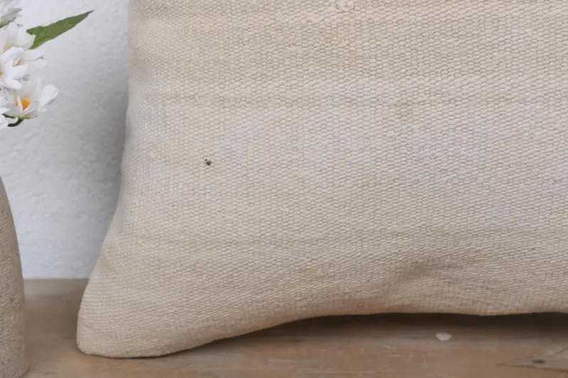 Antique Pillows, Pillow for Sofa, Pillow Case, 18x18 White Pillow Case, Turkish Kilim Pillow, Wool Kilim Pillow Pillow, Accent Pillow Sham - 3