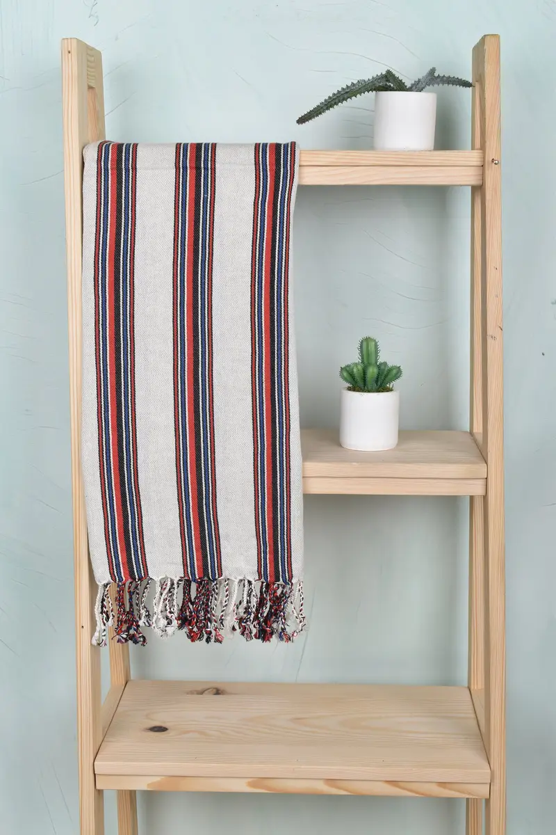 Birthday Gift, Beach Towel Gift, Beach Towel Bulk, Turkish beach towel, Customized Turkish Towel, Wedding Favors, 70x38 Cotton Striped Towel - 8