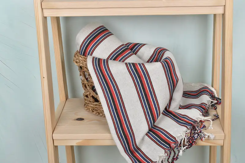 Birthday Gift, Beach Towel Gift, Beach Towel Bulk, Turkish beach towel, Customized Turkish Towel, Wedding Favors, 70x38 Cotton Striped Towel - 4