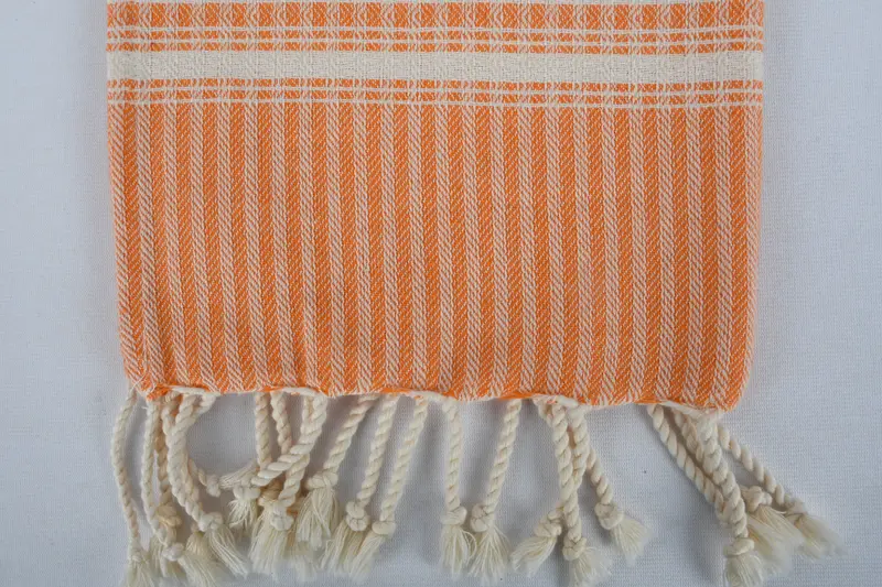 Toalla a rayas de algodón 40x18, regalo de boda para novia, toalla de cocina personalizada, toalla de cocina monogram, regalo para la casa, poca de cocina turca - 5