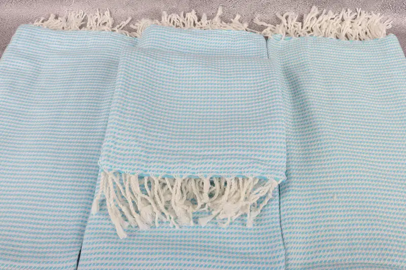 Turkish bath towel, 68x40 Cotton Geometric Towel, Bridesmaid Gift, Turkish Towel Beach Towel, Embroidered Towel, Anniversary Gift For Her - 4