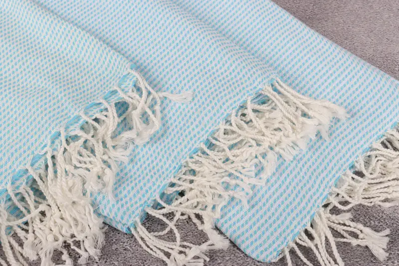 Turkish bath towel, 68x40 Cotton Geometric Towel, Bridesmaid Gift, Turkish Towel Beach Towel, Embroidered Towel, Anniversary Gift For Her - 5