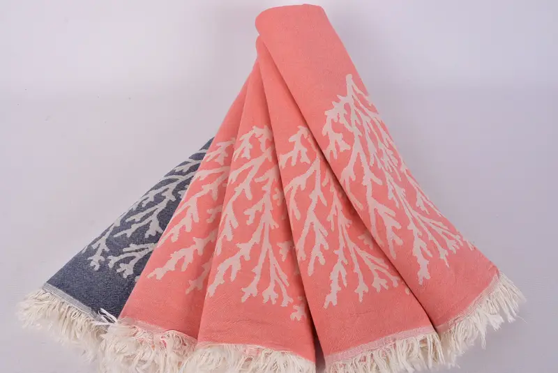 Gift For Wedding Day, Bridesmaid Favors, Gift For Her, Bachelorette Gifts, Gifts For Him, 68x36 Cotton Tree Design, Floral Patterned Towel - 4