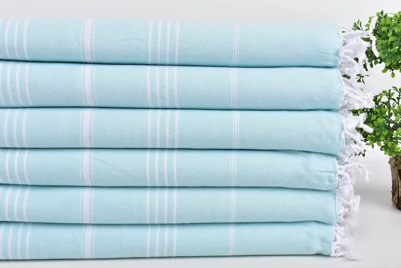 70x40 Cotton Striped Towel, Peshtemal, Cute Beach Towel, Personalized Bridesmaid Gift, Bridesmaid Gifts, Best Friend Gift, Bachelorette Party Items - 3