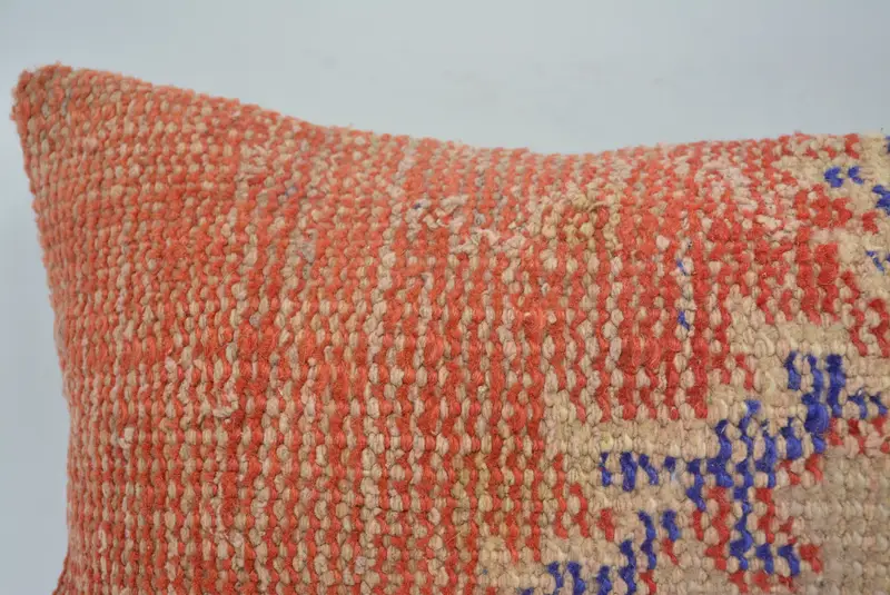 Gift Pillow, Garden Pillow Case, Pillow Sham, 12x24 Red Cushion Case, Kilim Cushion Sham, Antique Pillows, Ethnic Throw Cushion - 2