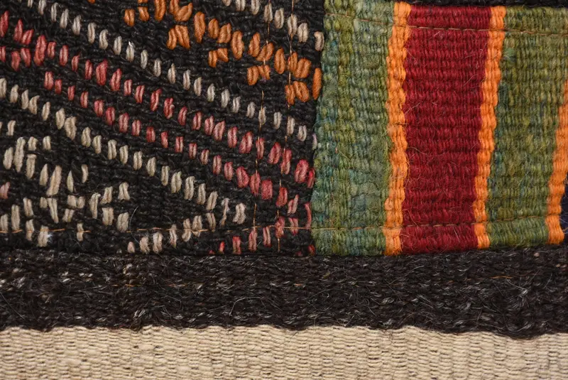 Kilim Cushion Sham, Southwestern Cushion Cover, 14x14 Brown Cushion, Pillow Cover, Luxury Cushion Case, Kilim Pillow, Antique Pillows, Sofa Cushion - 3