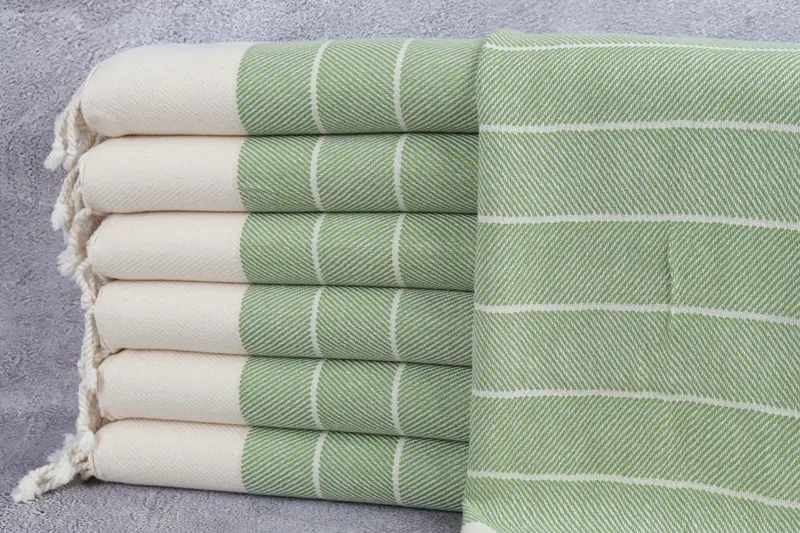 Custom Name Towel, Personalized Gifts, Monogram Kitchen Towel, Spa Towel, Home Decor Towel, 36x16 Cotton Striped Towel, Bridesmaid Gifts - 1