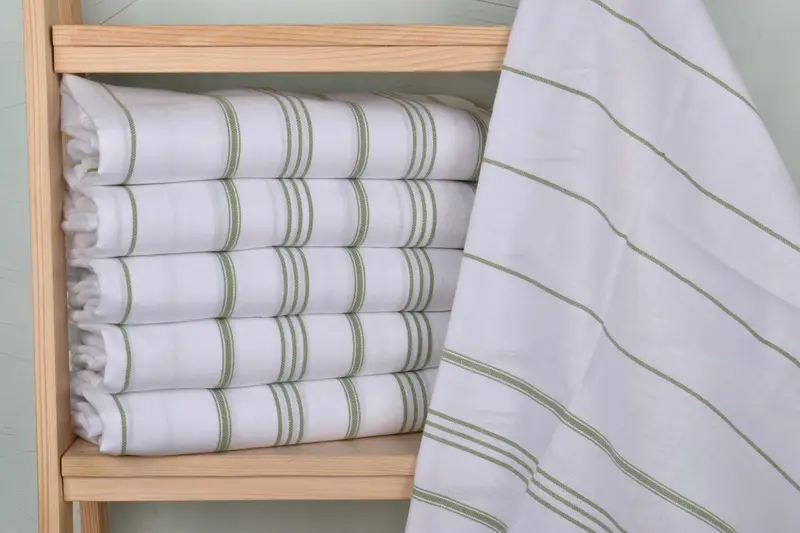 Best Friend Gift, 40x24 Cotton Striped Towel, Wedding Favors, Gift For Boyfriend, Bridesmaid Gift, Summer Gift, Bathroom Towels, Wedding Gift - 2