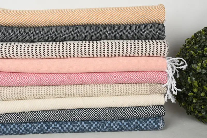 Family Gift, 36x18 Cotton Set of 10 Towel, First Wedding Anniversary Gift, Personalized Gift, Bathroom Towels, Small Bath Towels, Bachelor Towel - 3