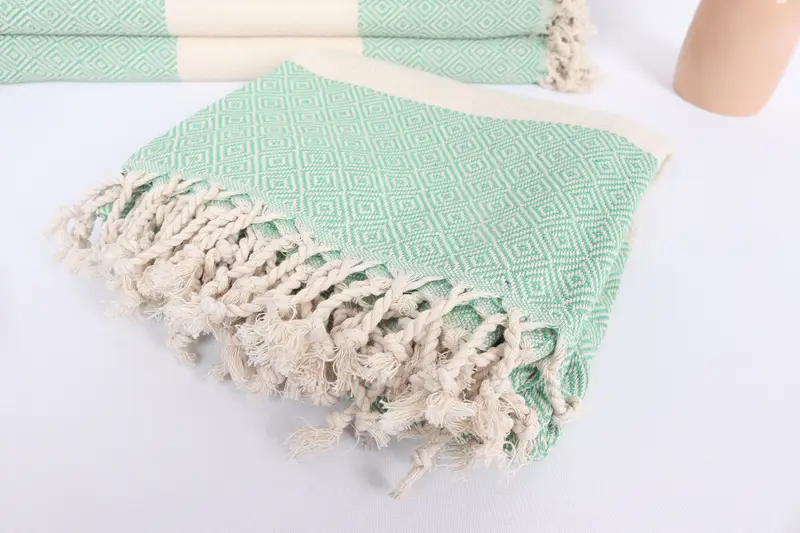 Wedding Gift, Bachelorette Gifts, Beach Towel Bulk, Valentines Day Gift For Her, Cotton towel, Bridal Shower Gifts, 70x40 Cotton Diamond Towel - 5