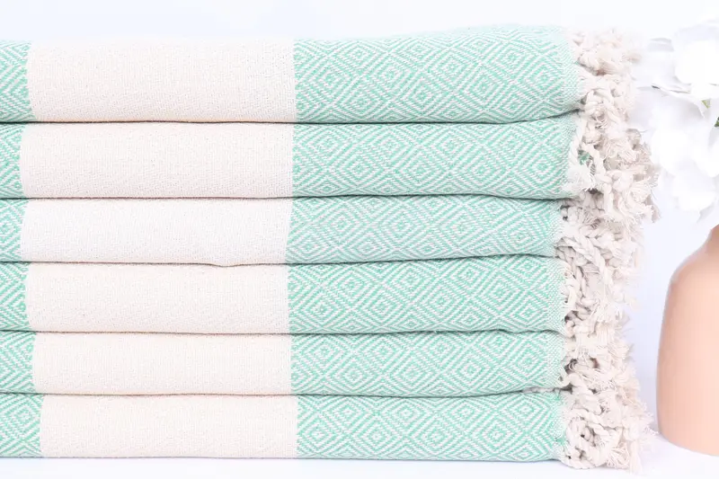 Wedding Gift, Bachelorette Gifts, Beach Towel Bulk, Valentines Day Gift For Her, Cotton towel, Bridal Shower Gifts, 70x40 Cotton Diamond Towel - 3