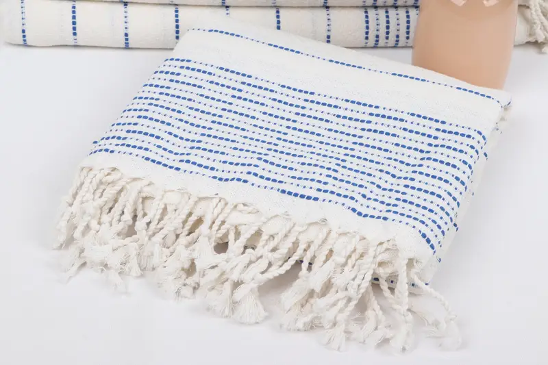 Cotton towel, Bachelorette Party Gifts For Bride, Wedding Shower Gift, 70x38 Cotton Striped Design Towel, Quick-Dry Beach Towel, Personalized Gifts - 5