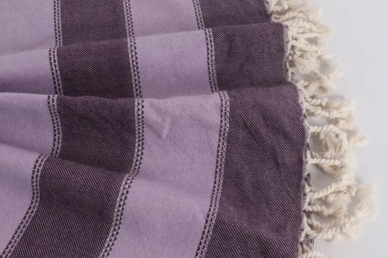 Cotton towel, Absorbent towel, Custom Towel, Organic Towel, 68x36 Cotton Striped Towel, Wedding Anniversary Gift, Personalized Gift For Him - 8