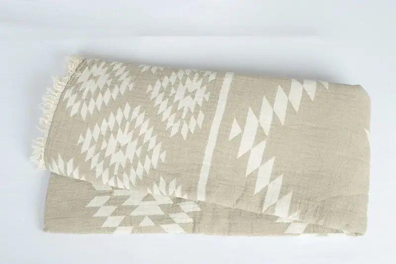 Manta de regalos de boda turca, 84x56 toalla de kilim de algodón, manta tejida, regalos de despedida de soltera, portada de sofá, regalos de dama de honor - 6