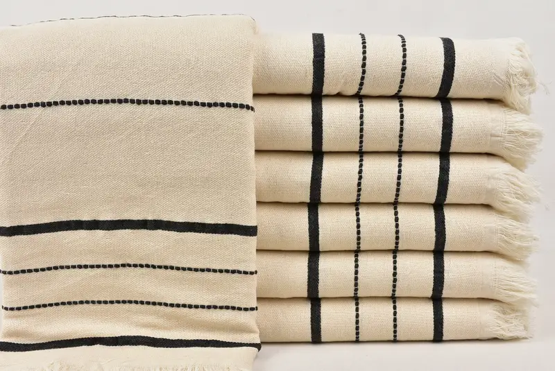 Personalized Bridesmaid Gift, Bridal Shower Gifts, Turkish Towel Personalized, 70x40 Cotton Striped Towel, Turkish Towel USA, Monogram Turkish Towel - 1