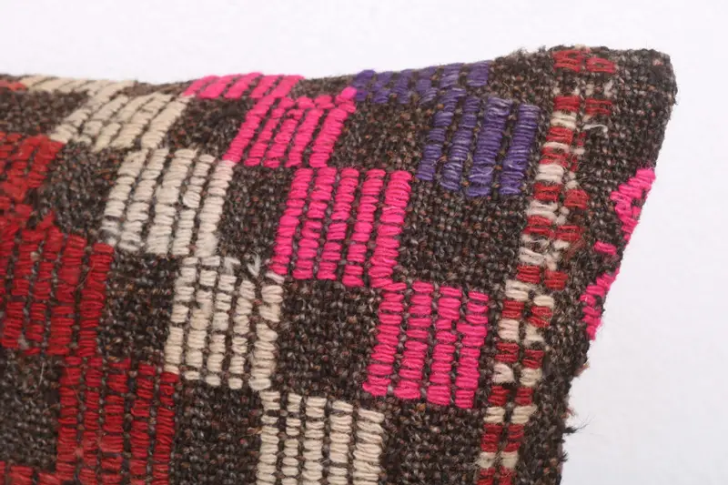 Pillow for Couch, 12x20 Blue Cushion Case, Personalized Gift Pillow Pillow, Ethnical Kilim Rug Pillow, Interior Designer Pillow, Pillow Sham - 5