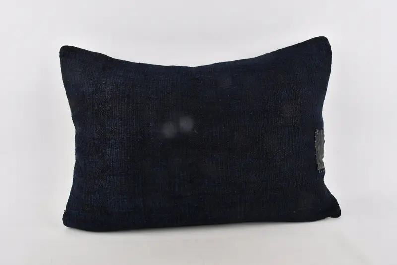 Kilim Pillow, Christmas Cushion, Oriental Pillow Sham, Pillow Case, Accent Pillow Case, 20x28 Blue Pillow Cover, Kilim Pillow Cover, Pillow for Sofa - 1