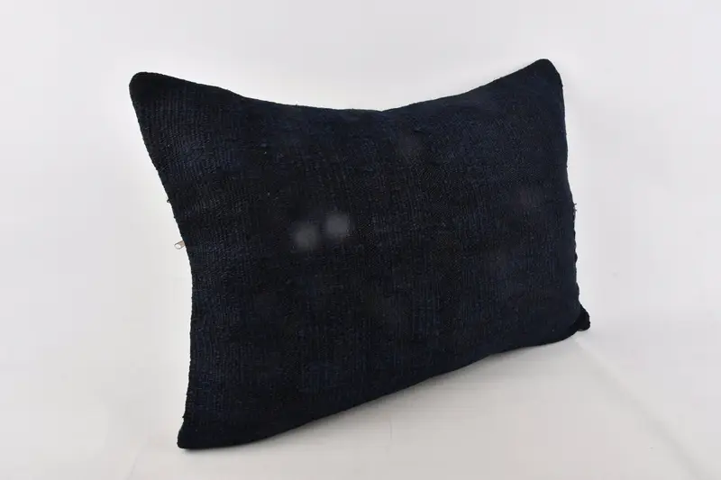 Kilim Pillow, Christmas Cushion, Oriental Pillow Sham, Pillow Case, Accent Pillow Case, 20x28 Blue Pillow Cover, Kilim Pillow Cover, Pillow for Sofa - 3