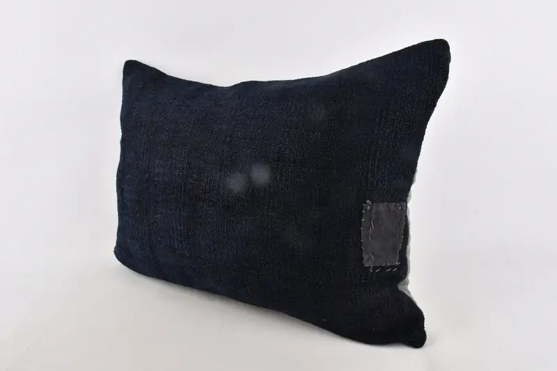 Kilim Pillow, Christmas Cushion, Oriental Pillow Sham, Pillow Case, Accent Pillow Case, 20x28 Blue Pillow Cover, Kilim Pillow Cover, Pillow for Sofa - 4