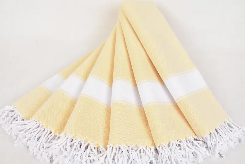Organic Turkish towel, Gift For Best Friend, Wedding Favors, Guest Towel, 70x40 Cotton Striped Towel, Custom Towel Beach, Sand-resistant towel - 4